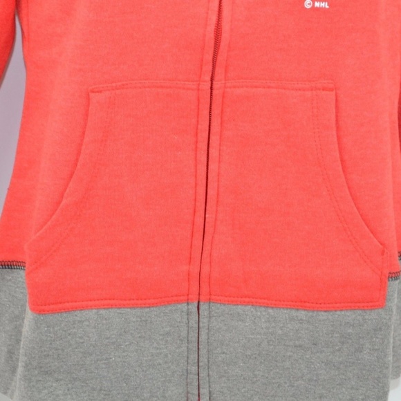 New Jersey Devils Fleece Jacket, Full Zip Hooded, NHL Hockey Small NWT - Picture 5 of 7